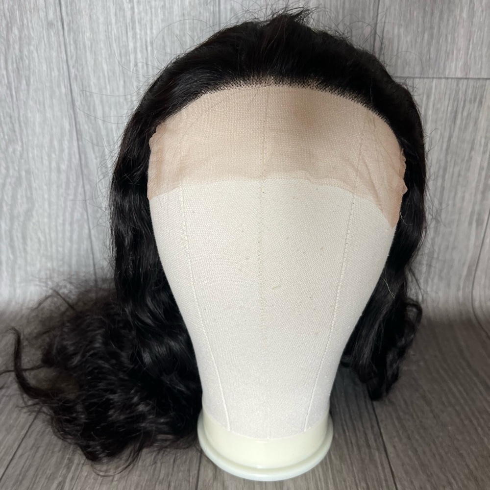 Luxurious Black Wavy Hair Extensions human hair wig body 24 inches b5